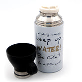 Ximiso 350 ML Paslanmaz Bardaklı Çelik Termos Beyaz Siyah